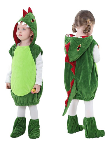 Disfraz De Dinosaurio Para Niños De Halloween Cosplay Día De Los Niños Actuación De Dibujos Animados