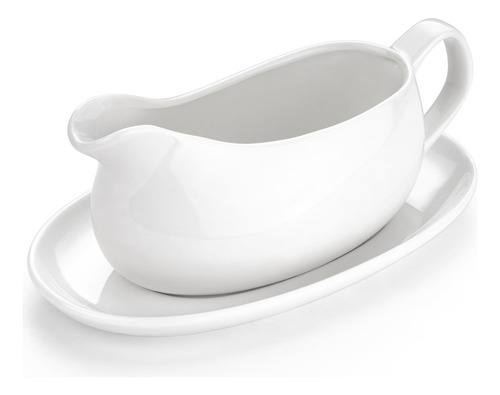 Salsa Y Bandeja Fina De Porcelana 400ml De Salsa Y Aderezo D