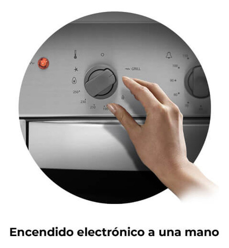 Horno A Gas Longvie H1900xf Con Grill Eléctrico De Empotrar Acero Inoxidable