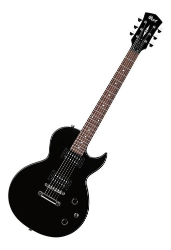 Guitarra eléctrica Cort CR Series CR50 single-cutaway de arce black con diapasón de jatoba
