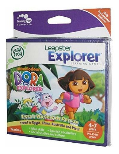 Dora La Exploradora Leapfrog Leapster Explorador Juego De Ap