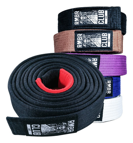 Rmbr Club Cinturón 100% Jiu Jitsu Gi | Tamaño Bjj A1, A2,.