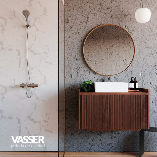 Grifería Ducha Bañera Vasser Lyra Monocomando Transferencia