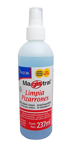 Liquido Spray Limpia Pizarron Blanco Azor Magistral 237ml