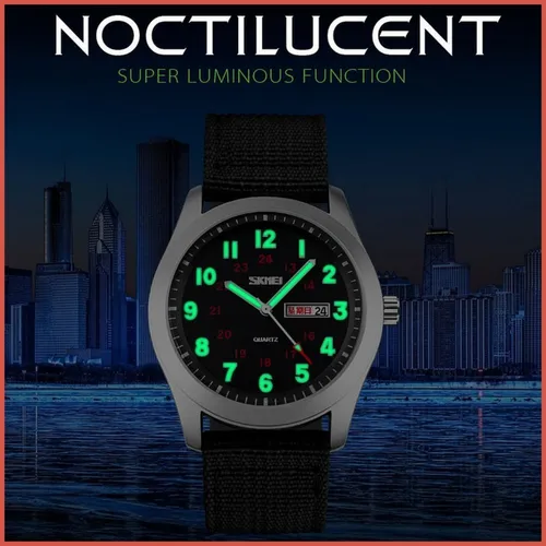 Reloj Skmei 9112 Calendario Fechador Militar Correa Nylon