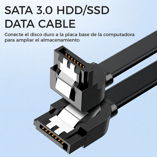 Cable Sata A Sata 3 Ata 3.0 6gbps 50cm Disco Duro Pc