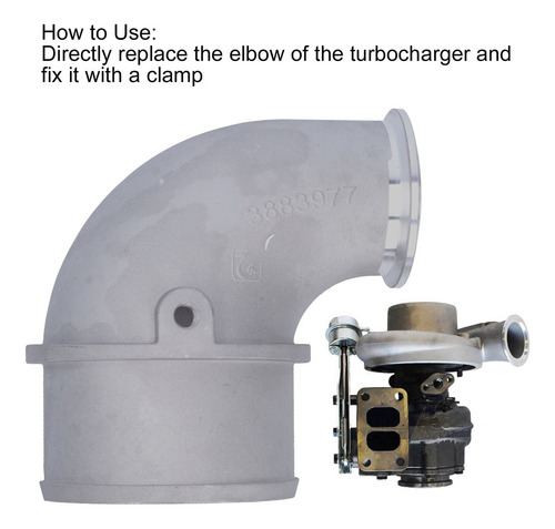 Kit Adaptador De 90° Para Tubo De Codo De Motor De 4 Pulgada