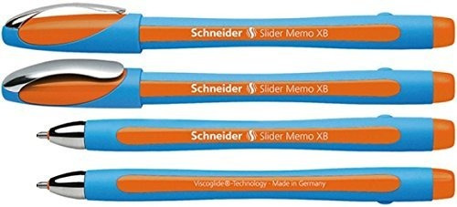 Bolígrafo - Schneider Slider Memo Xb Pluma De Tinta Naranja