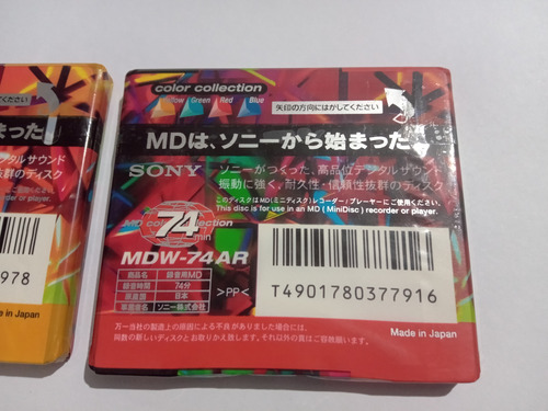 Mini Disc Sony Mdw-74 (Usado)