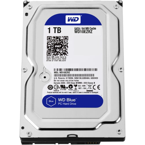 Wd Wd10ezrz Azul 1 Tb 3.5 Pulgadas Sata 6 Gbs 5400 Rpm 64 Mb