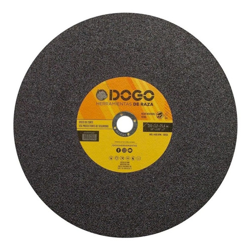 Disco Corte Sensitiva Metal 405mm X 3.2mm X 25,4mm X25 Dogo Color Negro