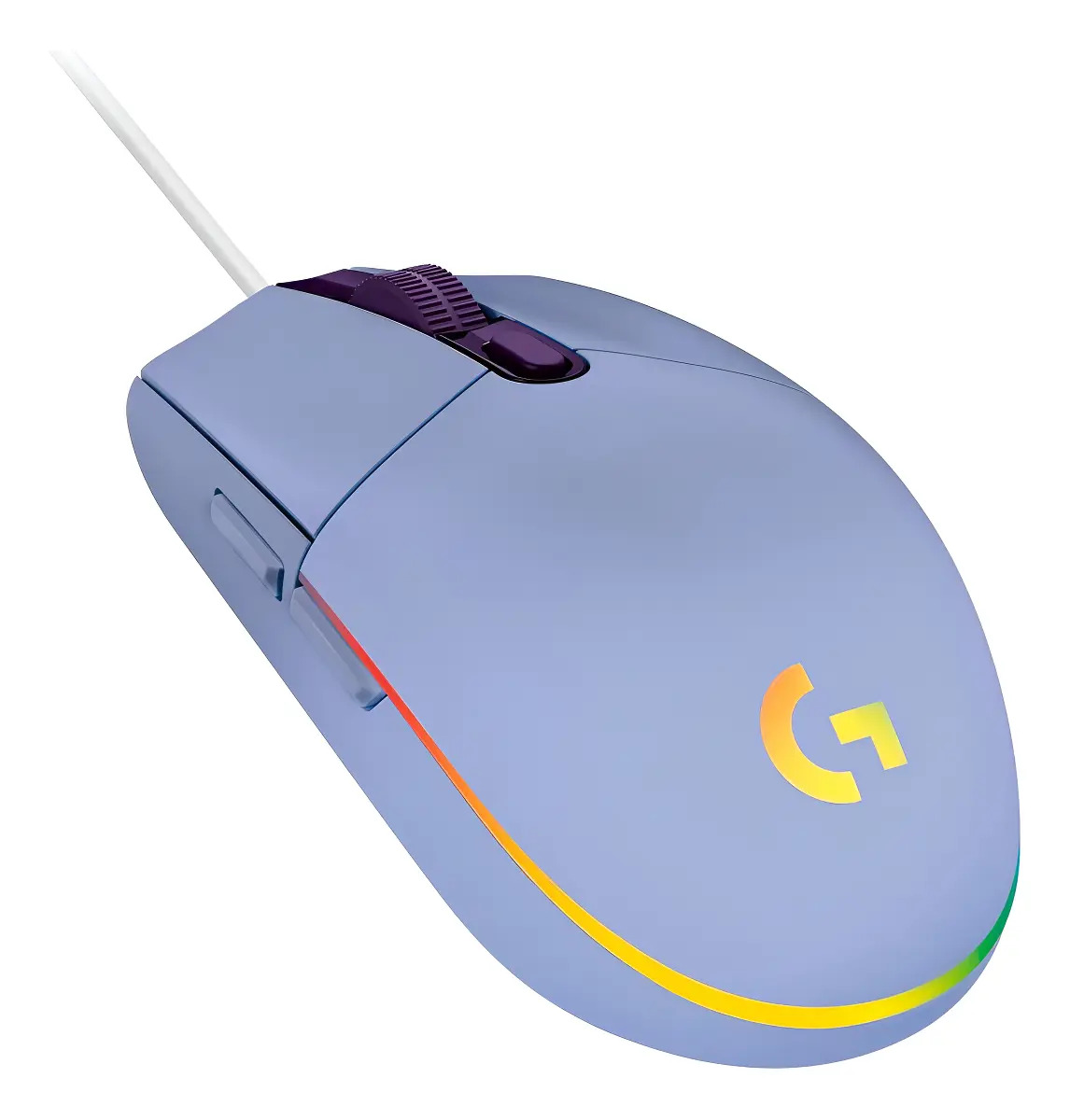 Mouse Gamer Logitech G203 Lightsync de 8000 dpi Lila