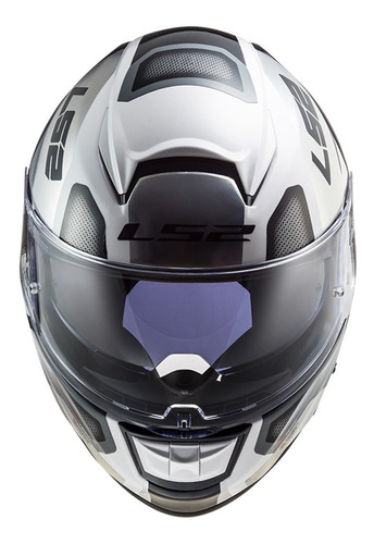 Imagem 6 de 9 de Capacete Ls2 Ff397 Vector Evo - Tricomposto + Viseira Solar