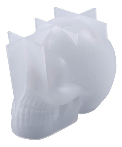 Molde De Vela De Caveira De Silicone 3d Faça Você Mesmo