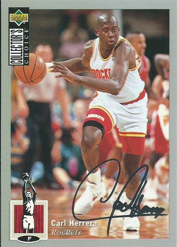 Barajita Carl Herrera Firma Plata Upper Deck 1994 #47 Rocket