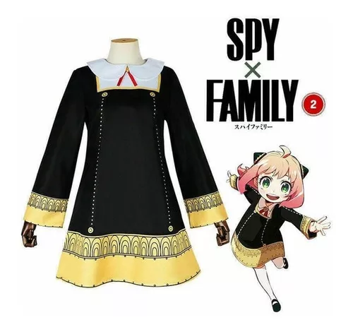 Spy×familia Anya Forger Traje Cosplay Para Niños Adultos Meses Sin 