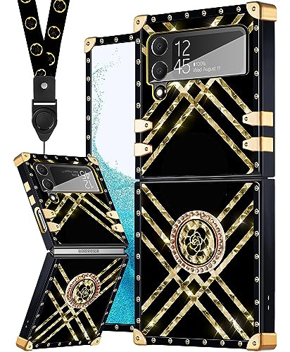 Funda Para Galaxy Z Flip 4 Camellia Luxury