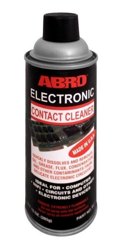 Limpia Contactos Abro Ec-833 Spray Multifuncional 283g 10oz