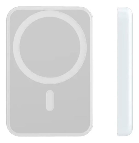 Buku Power Bank Inalámbrico Magnético 5000mah Blanco