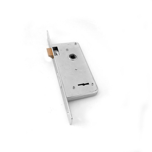 Cerradura para puerta abatible Prive 200 color plateado acabado zincado