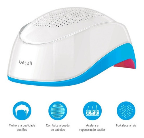 iScalp Capacete Laser Fotobioestimulação Capilar Para Queda De Cabelo Basall
