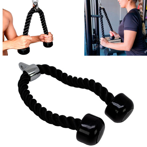 Corda Puxador Triceps Para Cross Over Profissional Academia