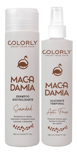 Kit Alaciante Temporal Termoprotector Macadamia Colorly®