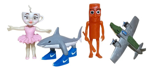 4 Muñecos Figuras Personaje Roblox Tralalero Nuevos