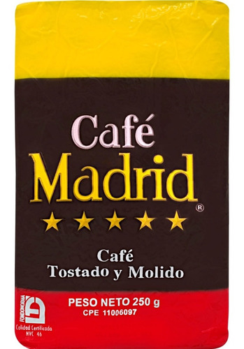 Café Madrid Molido 2 X 250gr