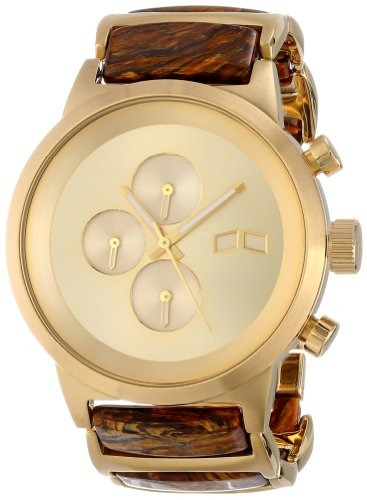 Metca07 Unisex Vestal Metrónomo Tigres Oro Ojo Reloj