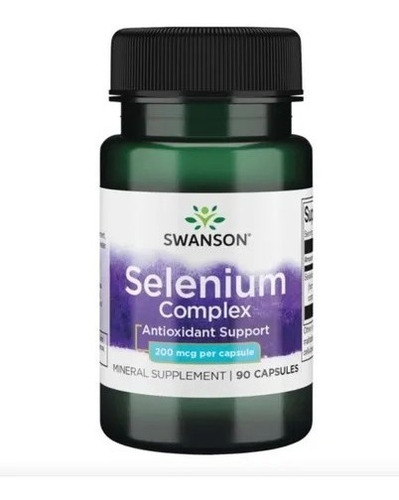 Selenio Complex Swanson 200mcg 90 Caps Potenciado