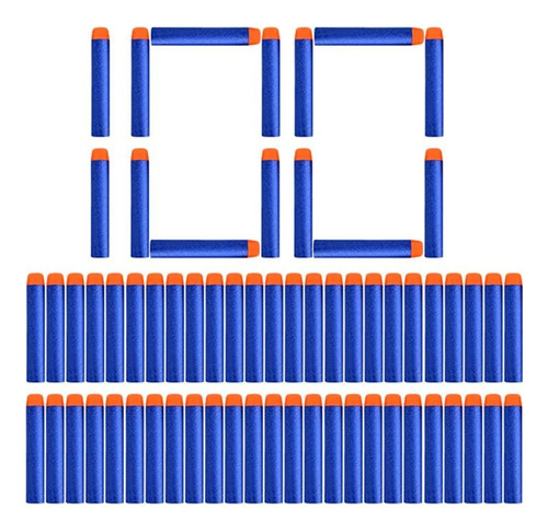 Traje Blandas Balas De 100 Unidades Para Pistola Nerf [u]