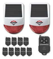 Comprar Seguridad Vecinal Total Con 2 Sirenas Y 10 Controles