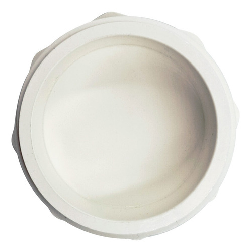 5 Pzs Tapon Macho Roscado De Pvc 2 Pulgadas Cedula 40