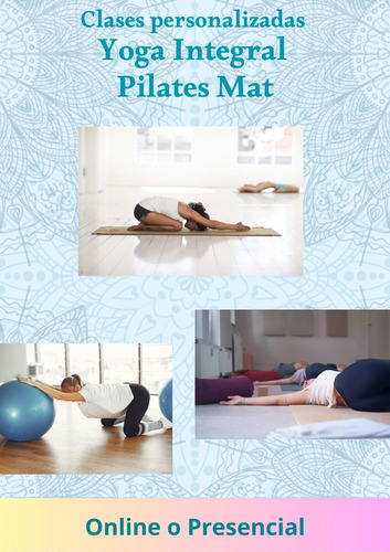 Clases De Yoga O Pilates Mat A Domicilio.