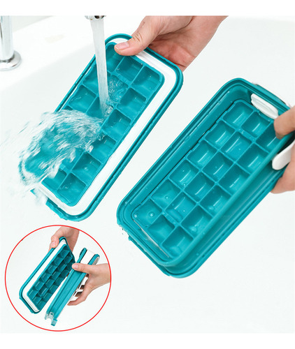 Estuche Plegable Para Guardar Moldes Para Cubitos De Hielo P