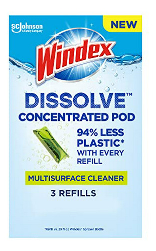 Recargas Windex Dissolve, Limpiador Multisuperficie En Pods 