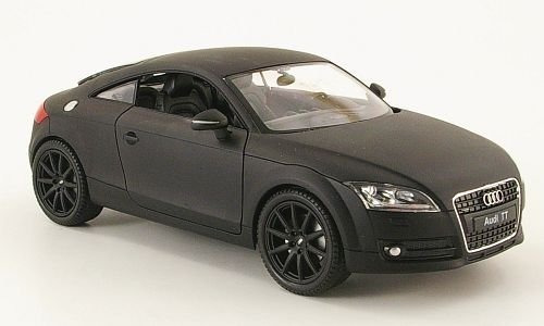 Audi Tt Coupé Matte Black 1:24 Welly
