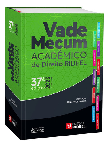 Vade Mecum Acadêmico De Direito Rideel Última Edição: Acadêmico De Direito, De Anne Joyce Angher. Editora Rideel, Capa Dura Em Português, 2023