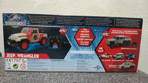 Jeep Wrangler # 29 R/c Jurassic World Control Remoto Arena (Usado)