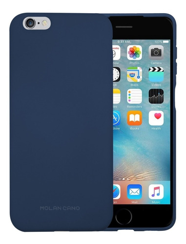 Funda Case Para iPhone 6 Plus Silicon Suave Mate Molan Cano