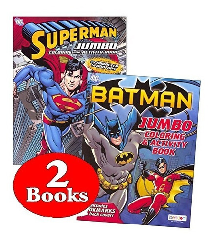 Dc Comics® Batman Y Superman Para Colorear Y Libro De Activi | Envío gratis