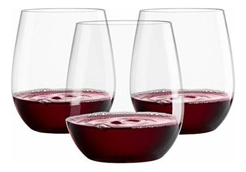 12 Copas De Vino De Plastico | Copas De Vino Sin Tallo 20 O