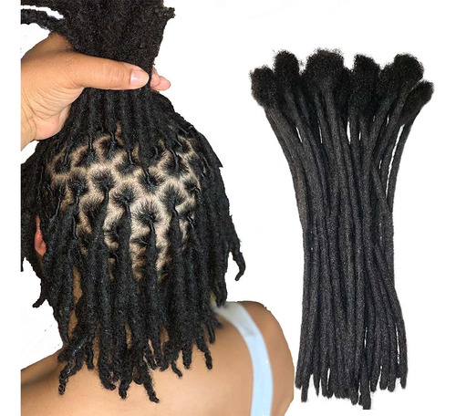 Beshinnaaul 100% Cabello Humano Hecho A Mano, Rastas Permane