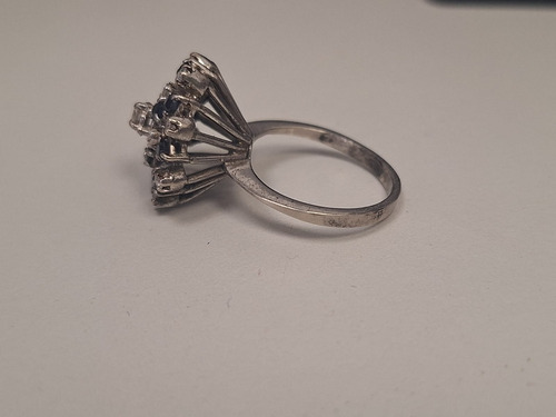 Anillo De Plata Paladio, 5.2 Gramos Blanco 7 (Usado)