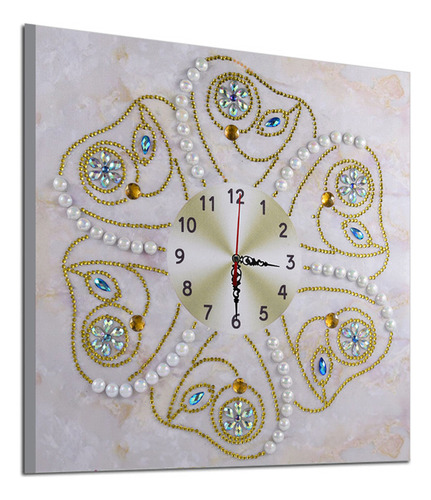 Reloj De Pared N Clock Kits Con Pintura De Diamantes En 5d A