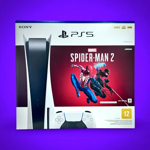 BH GAMES - A Mais Completa Loja de Games de Belo Horizonte - Console  PlayStation 5 - Bundle Marvel's Spider-Man 2 Limited Edition - PS5