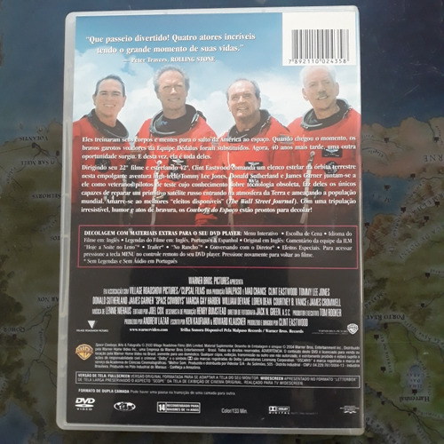 Cawboys Do Espaço Dvd Original/ Clint Eastwood