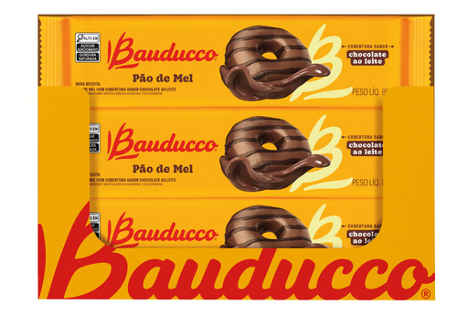 Caixa Pão De Mel Bauducco Chocolate Ao Leite - 33 Unidades