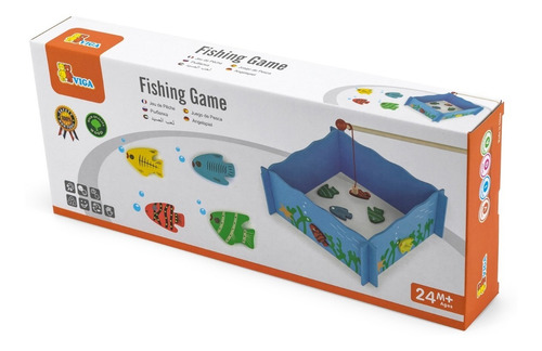 Juego De Pesca Magnético Para Niños De Madera Viga